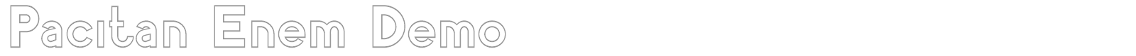 Pacitan font preview